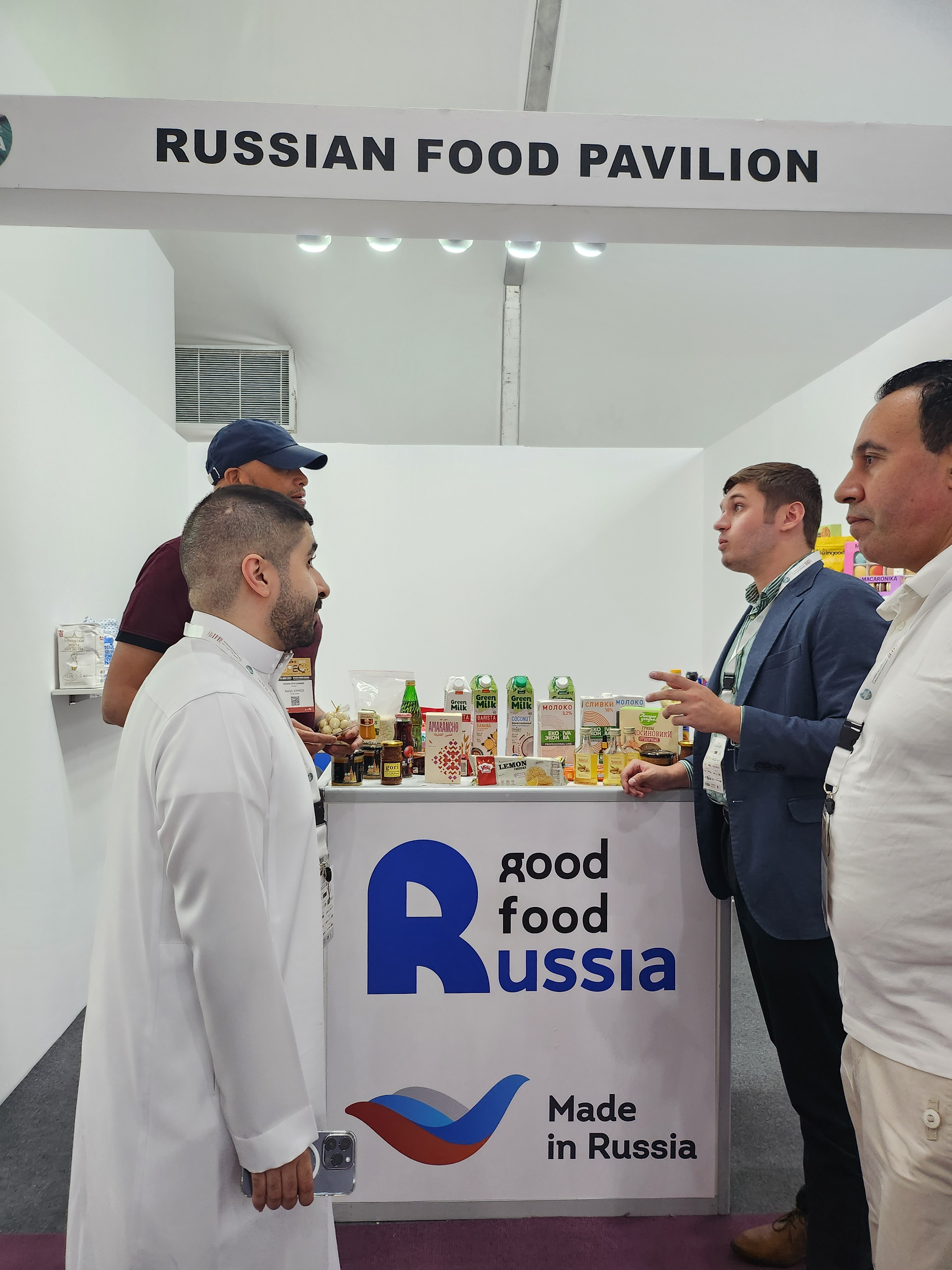 Российский Павильон продуктов питания Good Food Russia принял участие в выставке SAUDI HORECA 2023, которая прошла в Эр-Рияде.