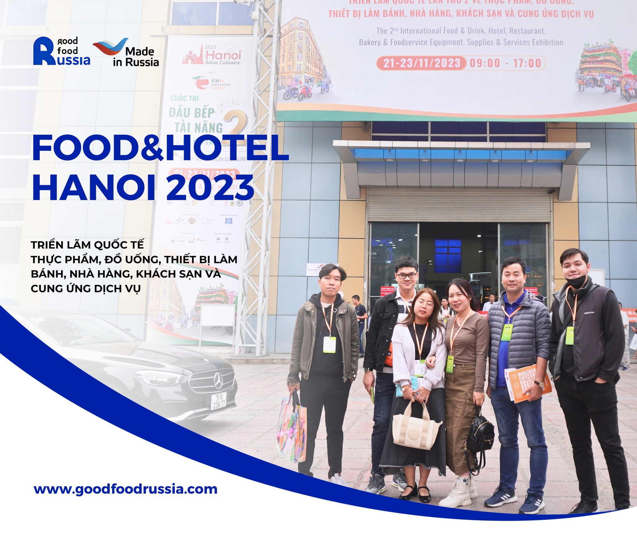 Представители команды Good Food Russia – Vietnam официально посетили выставку FHH 2023.