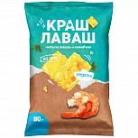 Чипсы из лаваша ТМ "КРАШ ЛАВАШ" со вкусом Креветка 80г