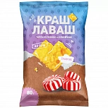 Чипсы из лаваша ТМ "КРАШ ЛАВАШ" "Сладкие" с сахарной пудрой 80г