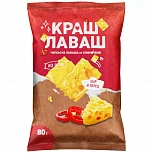 Чипсы из лаваша ТМ "КРАШ ЛАВАШ" со вкусом Сыр и перец 80г