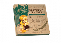 Кедровый грильяж "Байкальские легенды" с орехом кешью 120гр.