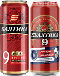 Пиво Балтика №9 Крепкое светлое ж/б 0,45 л