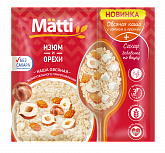 Matti ТМ Порционная каша Изюм и орех 40г (шоу-бокс)